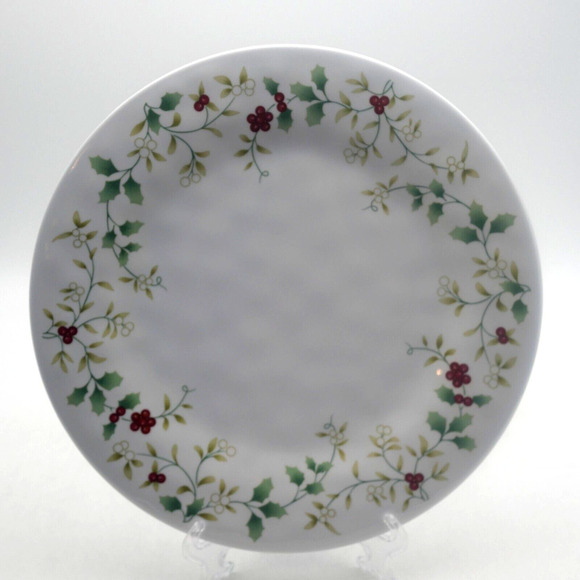 NEW Set Of 4 Pfaltzgraff Melamine Winterberry Dinner Plates 10.25 Inches - Picture 5 of 7